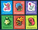 1965 Flowers,Oleander,Alpine forget-me-not,water lily,poppy ,Albania,Mi.988,MNH