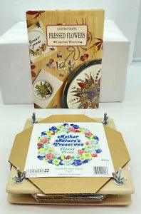 Mother Natures Preserves Flower Press & Pressed Flowers Book