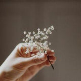 Gypsophila Hair Pin, White Baby's Breath Bridal Hair Pin, Real Dried Flowers, Woodland Weddings, Rustic Hair Pin, - Etsy Flower Delivery