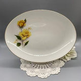 Crown Essex - Royal Bouquet  - Made in Staffordshire, England - Yellow Rose Pattern