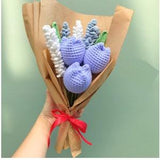 Crochet Flower Bouquet, Crochet Tulip Bouquet, Crochet Lavender Bouquet, Crochet Flower Gift, Handmad Knitted Flowers, Mother's Gift
