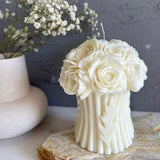 Large Bouquet of peonies candles, Undyed Rose Candles, Home Decor, Peonies Candles, Perfect Gift for Lover, Valentine's Day, Wedding Candle