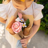 Sweetheart Rose Bouquet Felt Flowers