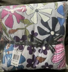 NEW LISTINGNWT Vera Bradley Plush Throw Blanket 50" x 80" in Bengal Lily