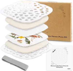 Microwave Flower Press Quickly Flower Pressing Kit 6.3 x 6.3 inch Microwave