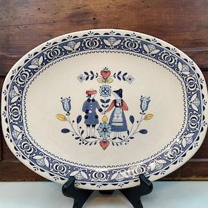 Vintage Hearts and Flowers Johnson Brothers Serving Platter