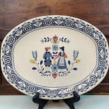Vintage Hearts and Flowers Johnson Brothers Serving Platter