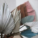 Dyeing Dried Flowers Cattail Leaf Fan Bouquet Wedding Floral Home Decor Craft