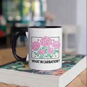 Funny Florist Coffee Mug What In Carnation Tumbler Travel Mug For Flower Lovers