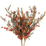 OUBTDK 2Bundles Artificial Fall Flowers Stem Dried Floral Arrangement for Fall