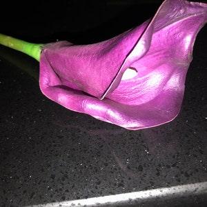6 extra large real touch calla lilies