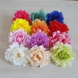 10pcs High Simulation Core Peony Flower Head Silk Flower DIY Home Wedding...