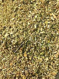 MULLEIN FEVERFEW SKULLCAP PASSIONFLOWER organic natural herb blend mix tea leaf