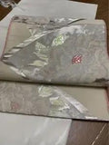 Japanese Kimono Gorgeous Fukuro Obi Pure Silk Retro Peony Flower