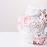 Peony paper flower bouquet, origami bouquet,  origami flowers, alternative wedding bouquet, paper flowers