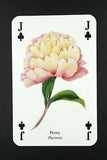 1 x playing card Garden Flower Peony ?? Jack of Clubs ?? T13