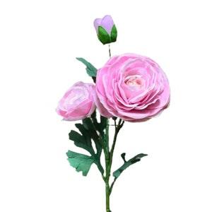 Artificial Ranunculus Real Touch Flowers for Bridal Wedding Bouquet Supplies Farmhouse Decor French Country Flowers for Farmhouse Kitchen