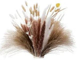 102Pcs Natural Flower Dried Pampas Grass Decor for Boho Home Decor Y3T3