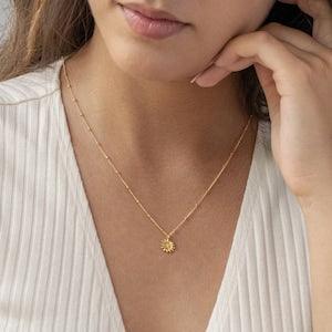 Sunflower Necklace ? Daisy Necklace ? Sunflower Jewelry ? Sunflower Gifts ? Personalized Gifts ? Christmas Gifts ? Flower Girl Proposal