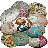 Flat Round Shape Cover*A-Grade Cotton Canvas Floor Seat Chair Cushion Case*Lf4