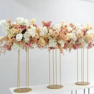 Blush Wedding Table Arrangement, Guest Table Flower Ball, Wedding Floral Centerpiece, Made with dusty orchid Palace Peony hydrangeas