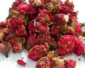 Dried Pomegranate Flower Whole, Red Flowers Craft Soap Resin Candle Tea Making