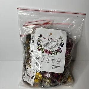 Decopom Dried Flowers. 18 Different Types. Bath Bomb- Candles- Soap- Bath- Decor