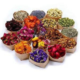 16 Bags Dried Flowers100% Natural Dried Flowers Herbs Kit for Soap Making DIY...