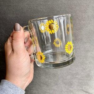 Sunflower Wine Glass | Can Glass | Mug