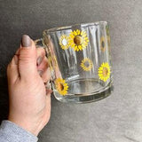 Sunflower Wine Glass | Can Glass | Mug