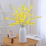 Yellow Orchid Stem,Faux Orchid Stem,Artificial Flower,Artificial Plant Stem,Wedding Decor,Home/Kitchen Decor,DIY Bouquets,Centerpieces,Gifts