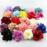 3" Artificial Silk Flower Heads Peony For DIY Hanging Floral Floral Wall Decor