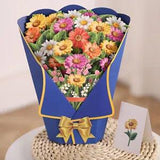 3D Flower Greeting Card Mother??s Day Birthday Wedding Anniversary Blessing Gift