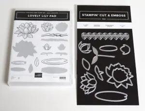 Stampin' Up LOVELY LILY PAD Stamps + LILY PAD Dies ~ Versatile All-Occasion Set