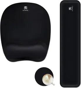 Ergonomic Keyboard Wrist Rest Pad and Mouse Pad Hand Support for Laptop Computer