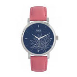 Toff London TLWS-17668 Ladies Grey Water Lilies Flower Watch