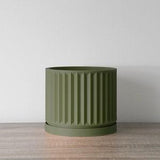 The Spring Breeze Planter in Matte Army Green