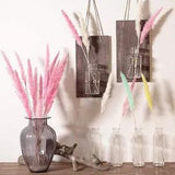 15/30/45X DIY Natural Dried Pampas Grass Reed Flower Bunch Wedding Bouquet Decor