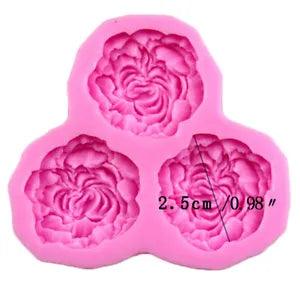 NEW LISTING3d Peony Shape Silicone Mould Flowers Handmade Soap Molds Cake Decorating TooWR