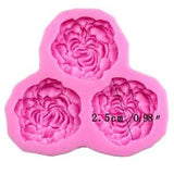 NEW LISTING3d Peony Shape Silicone Mould Flowers Handmade Soap Molds Cake Decorating TooWR