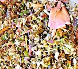 Marshmallow Skullcap - No.2 Herbal Blend Mix Passionflower Lotus Flowers Mullein