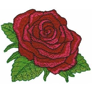 Red Rose - Machine Embroidery Design