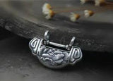 B25 Pendant Ornaments Flowers Peony Fine Silver 990
