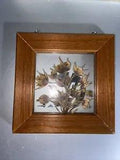 SMALL DRIED FLOWER PICTURE SIGNED