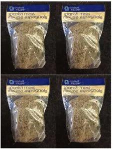 FLORAL SPANISH MOSS for Artificial Arrangements - 125 Cu. In. - LOT (4) - NEW!!!