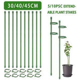 5/10PCS Garden Plant Support Stakes Bend Resistant For Flowers Plants Small Stem