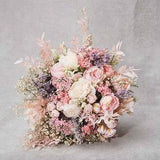 Blush bridal bouquet Baby's breath wedding bouquet Bride to be Blush pink flower bouquet Peony wedding bouquet Romantic bouquet Magaela