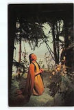 Lily Of The Mohawks Wax Figures Montreal Canada Chrome Postcard Vtg Unposted