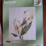 Floral Lanarte counted cross stitch kits, Bouquet of Roses, Lilacs and Peonies, calla lily, embroidery kit, needlepoint, vintage,