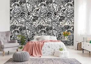 3D Peony Flower G436 Wallpaper Mural Self-adhesive Removable Sticker Joy